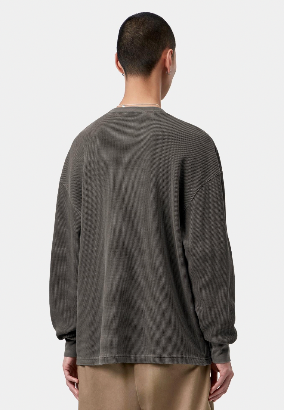 Vista Waffle Long Sleeve, Black