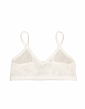 Mesh Bralette, Washed White