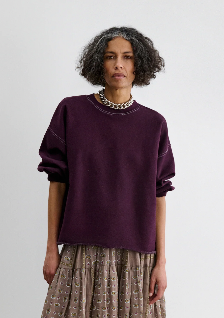 Fond Sweatshirt, Plum