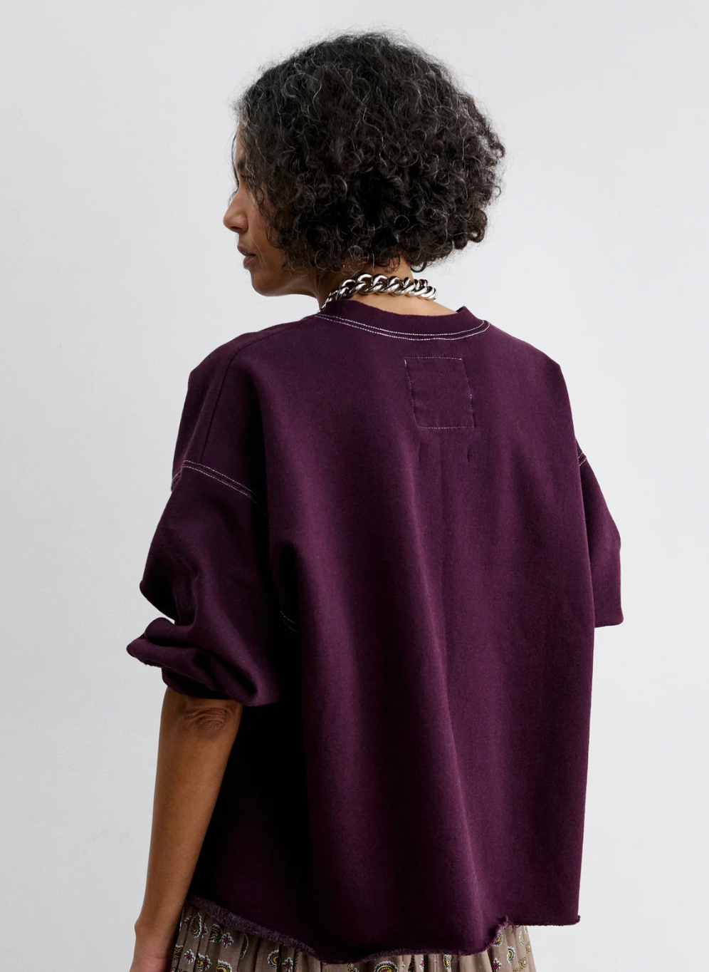 Fond Sweatshirt, Plum