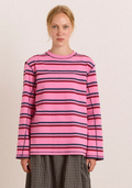 Samara Tee, Pink Stripe