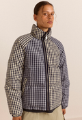 Opal Puffer, Reversible Gingham