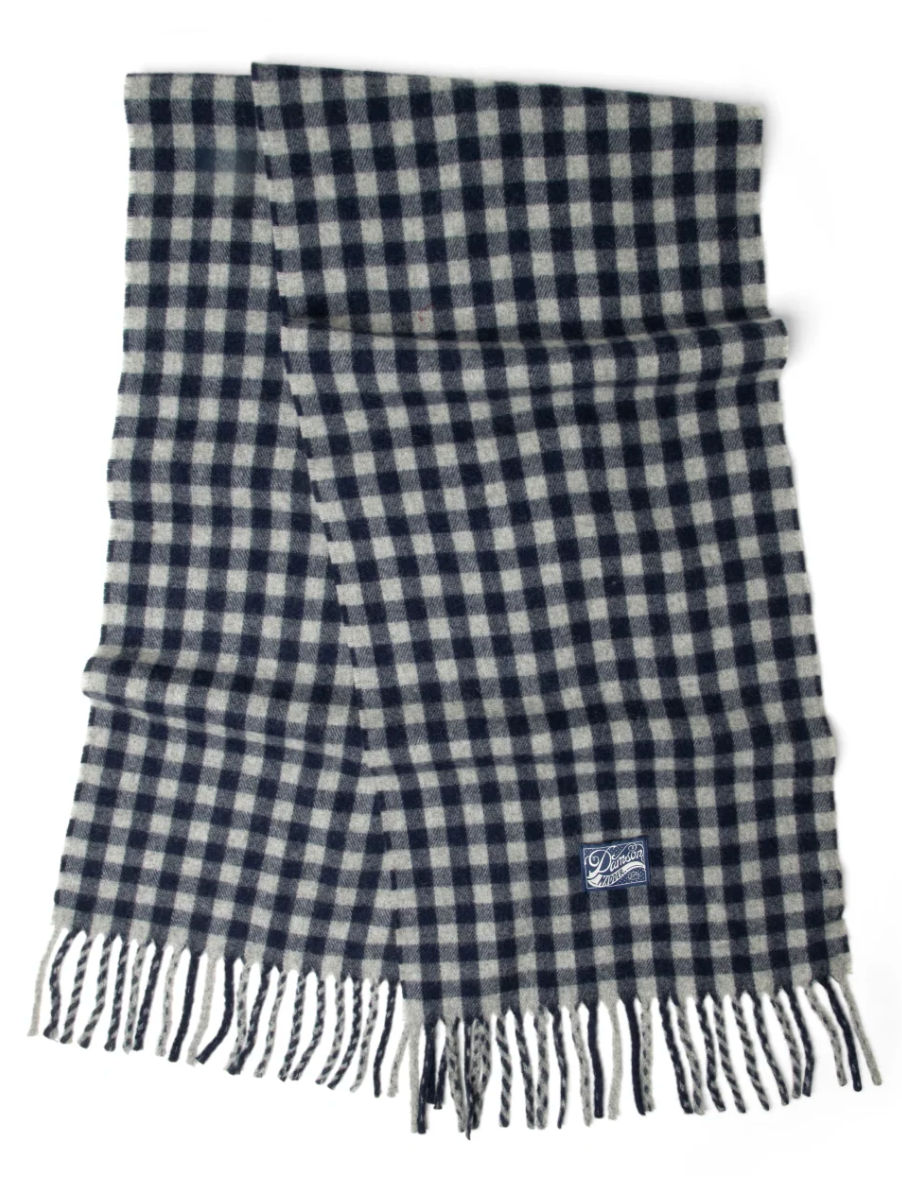 Wool Scarf, Willow Gingham