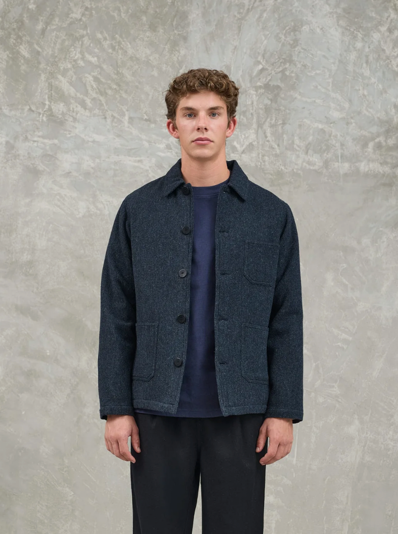 Baptista Jacket, Blue Wool