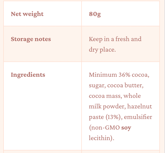 Lavoratti Chocolate Bar, Hazelnut Milk Chocolate