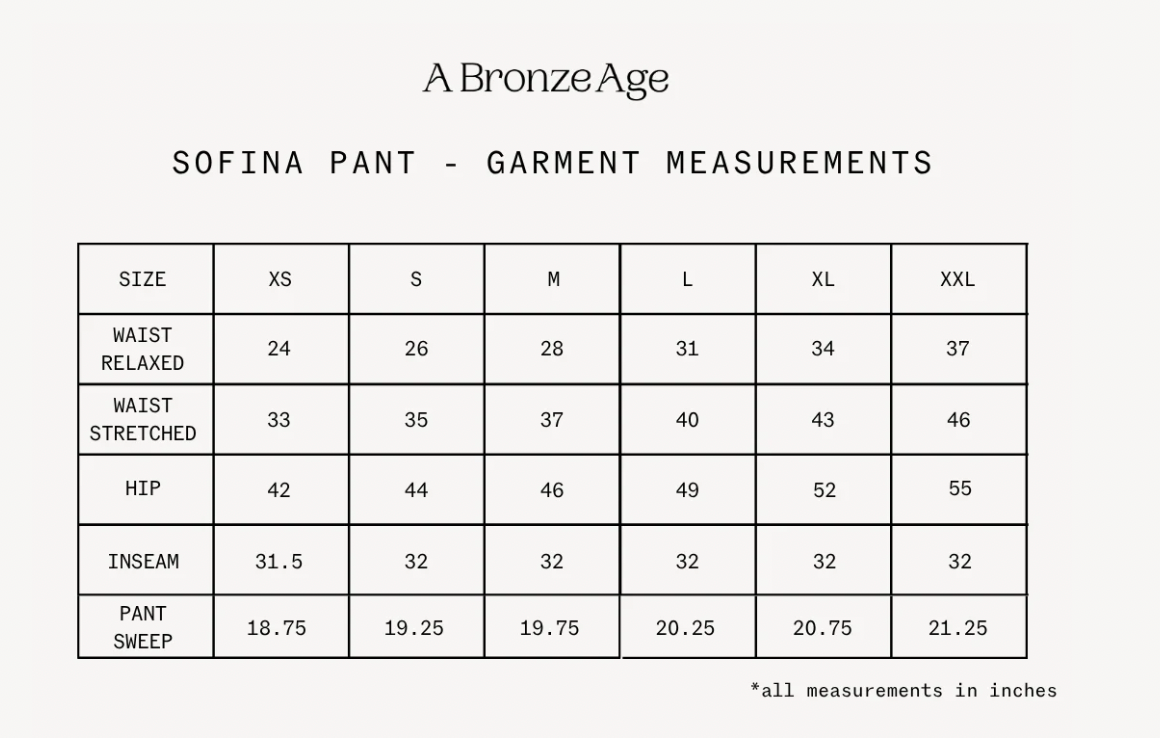 Sofina Pant, Black Twill