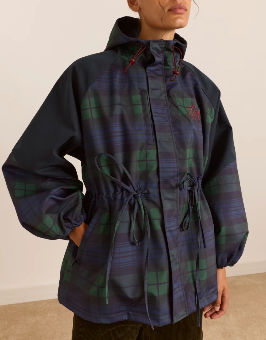 Liu Raincoat, Navy Check