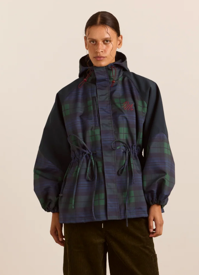 Liu Raincoat, Navy Check