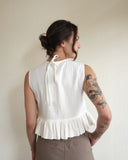 Matille Top, White Cotton