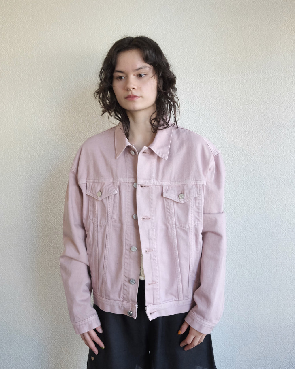 Liverpool Denim Jacket, Rose Smoke