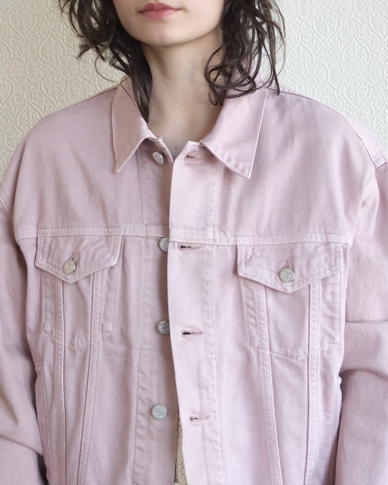 Liverpool Denim Jacket, Rose Smoke