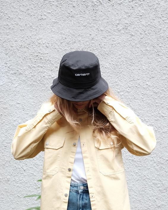 Script Bucket Hat, Black