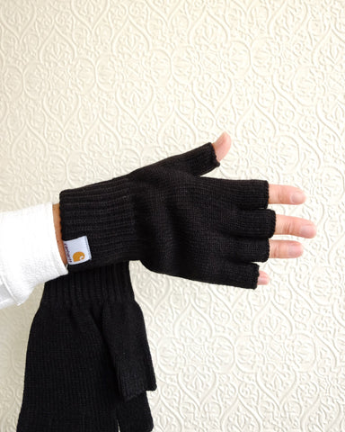 Fingerless Gloves, Black