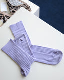 Rib Ankle Socks, Nimbus Lavender