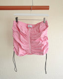 Scrunch Tube Top, Pink
