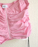 Scrunch Tube Top, Pink