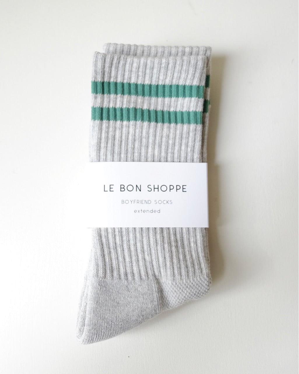 MENS Boyfriend Socks, Light Grey