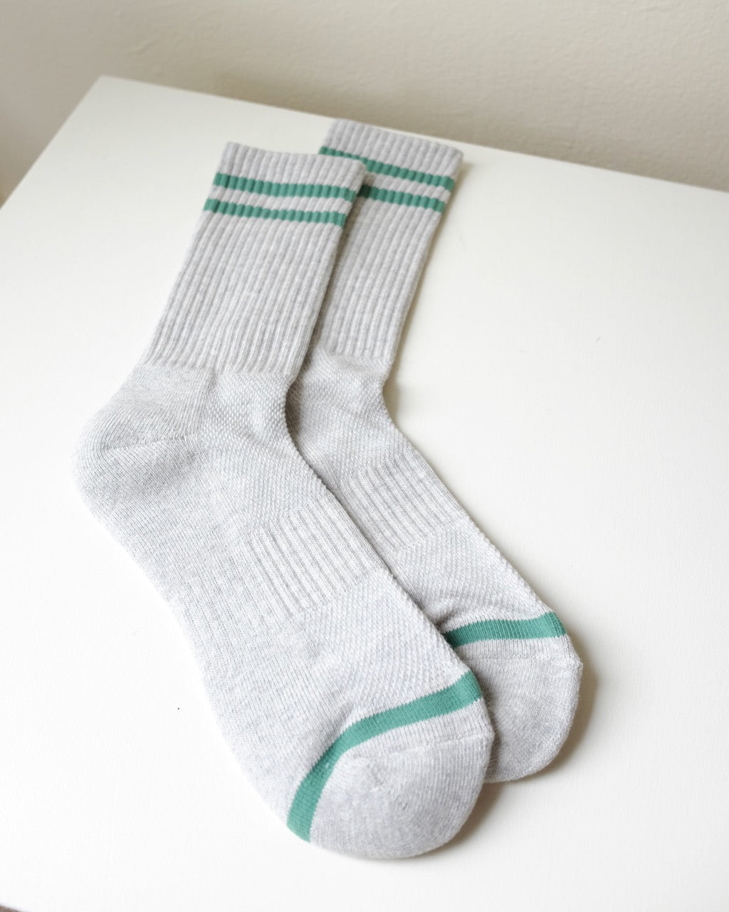 MENS Boyfriend Socks, Light Grey