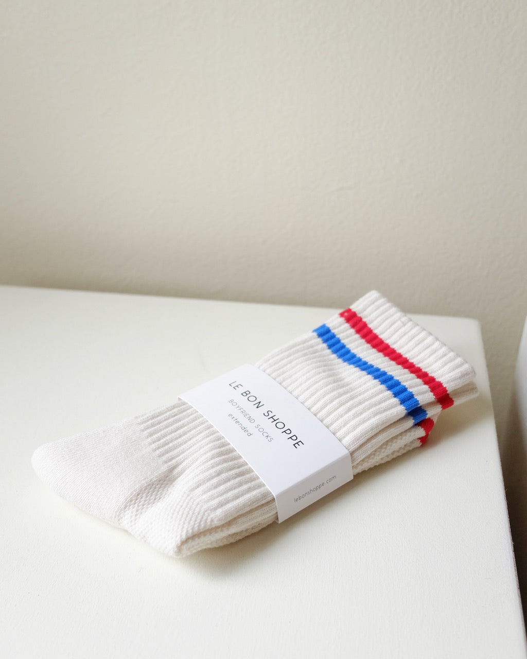 MENS Boyfriend Socks, Milk