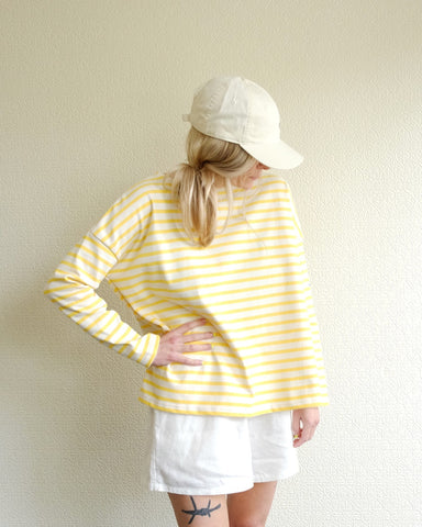 L/S Mariniere Shirt, Soleil Yellow