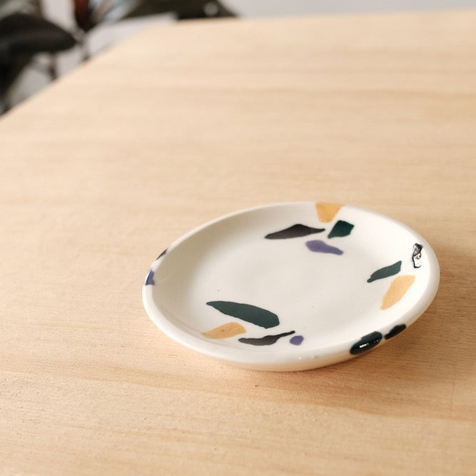 Terrazzo Dish, Emerald