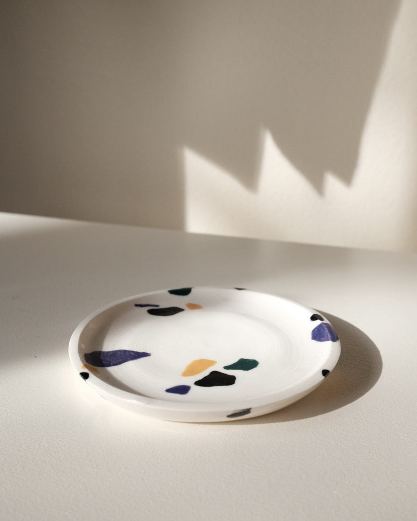Terrazzo Dish, Emerald