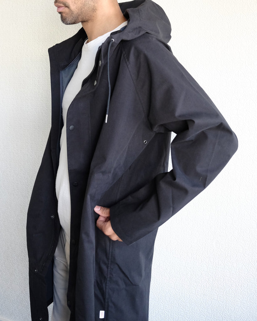 Long Waterproof Jacket, Black