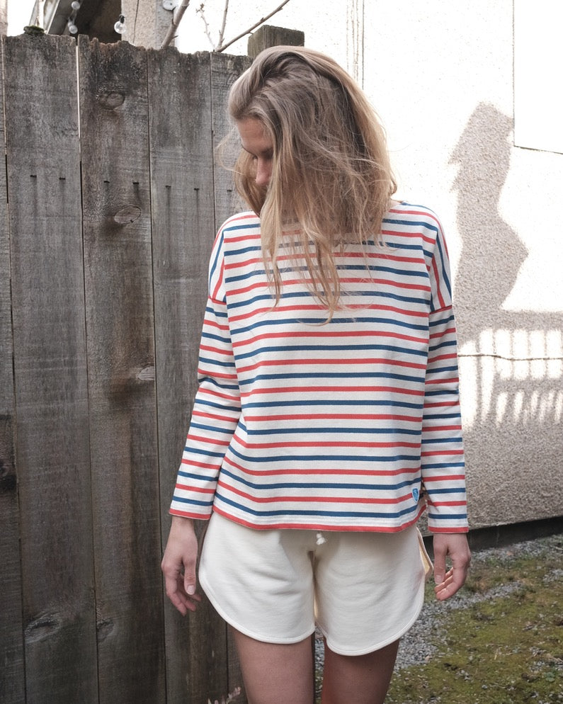 Mariniere Shirt, Tri Color