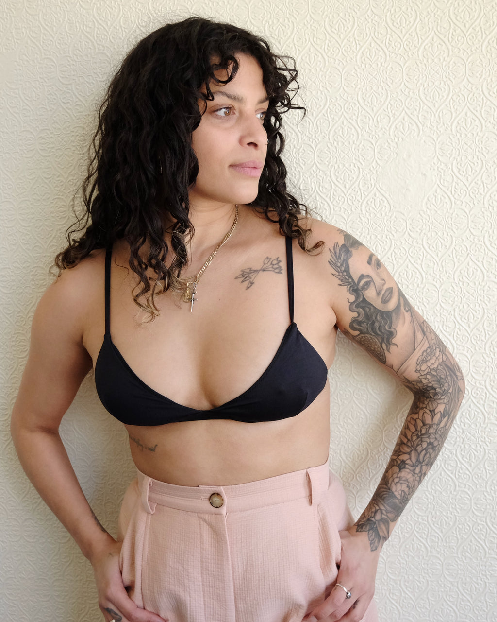 Mississipi Swim Top, Black