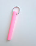 Rod Keychain, Opaque Raspberry