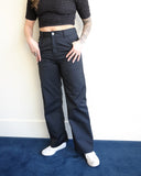 Simple Pant, Black Rinsed