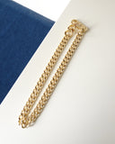 Curb Necklace, Gold