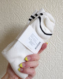 Boyfriend Socks, Classic White/Black