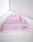 Recycled Wool Beanie, Lilac Sachet