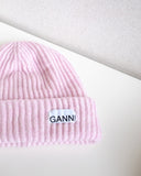 Recycled Wool Beanie, Lilac Sachet