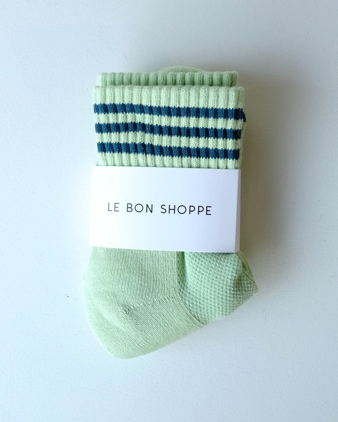 Girlfriend Short Socks, Pistachio