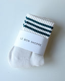 Girlfriend Short Socks, Egret