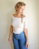 Pama Top, Off White