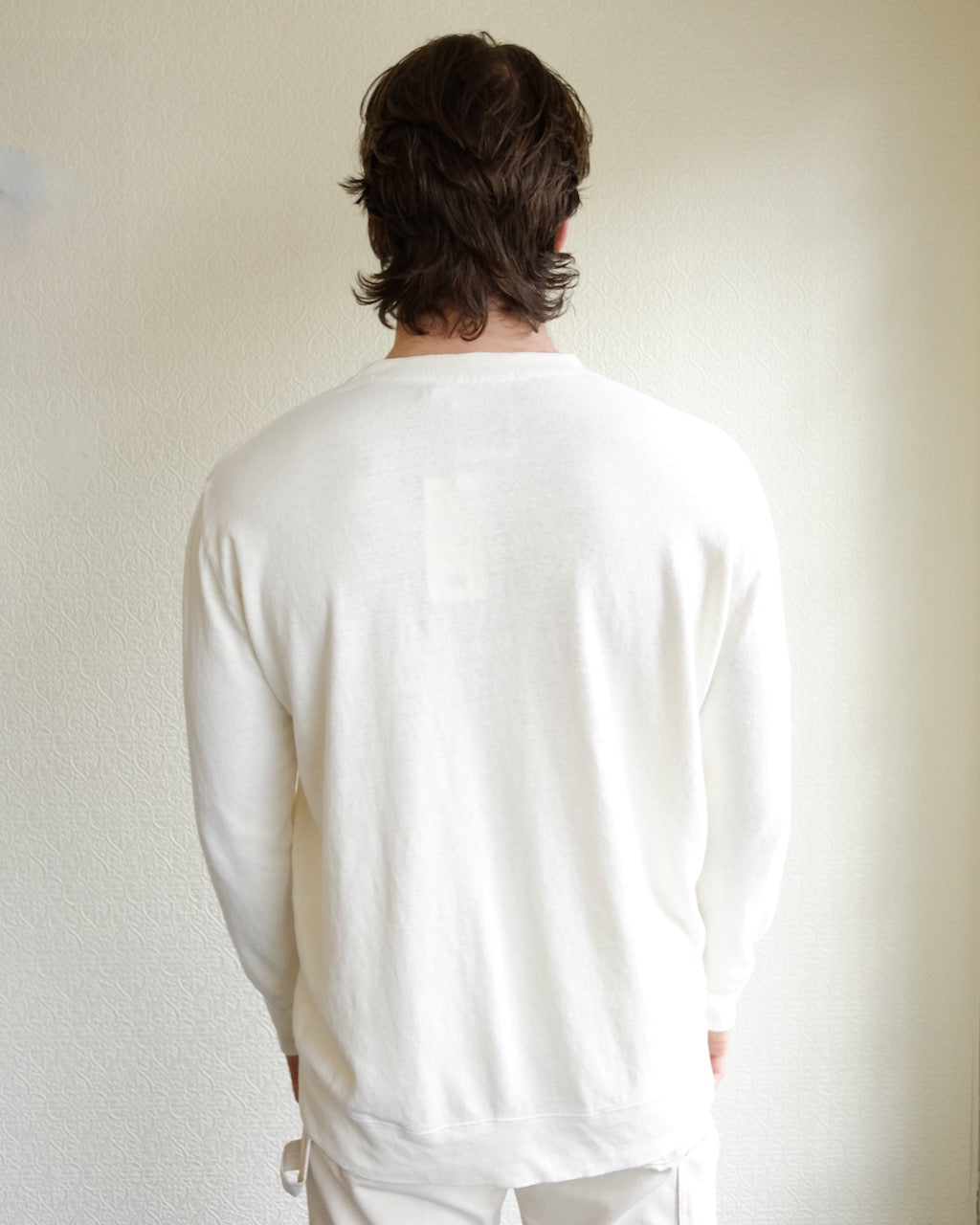 California Pullover, Washed White