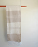 Hand Loomed Blanket, Taupe