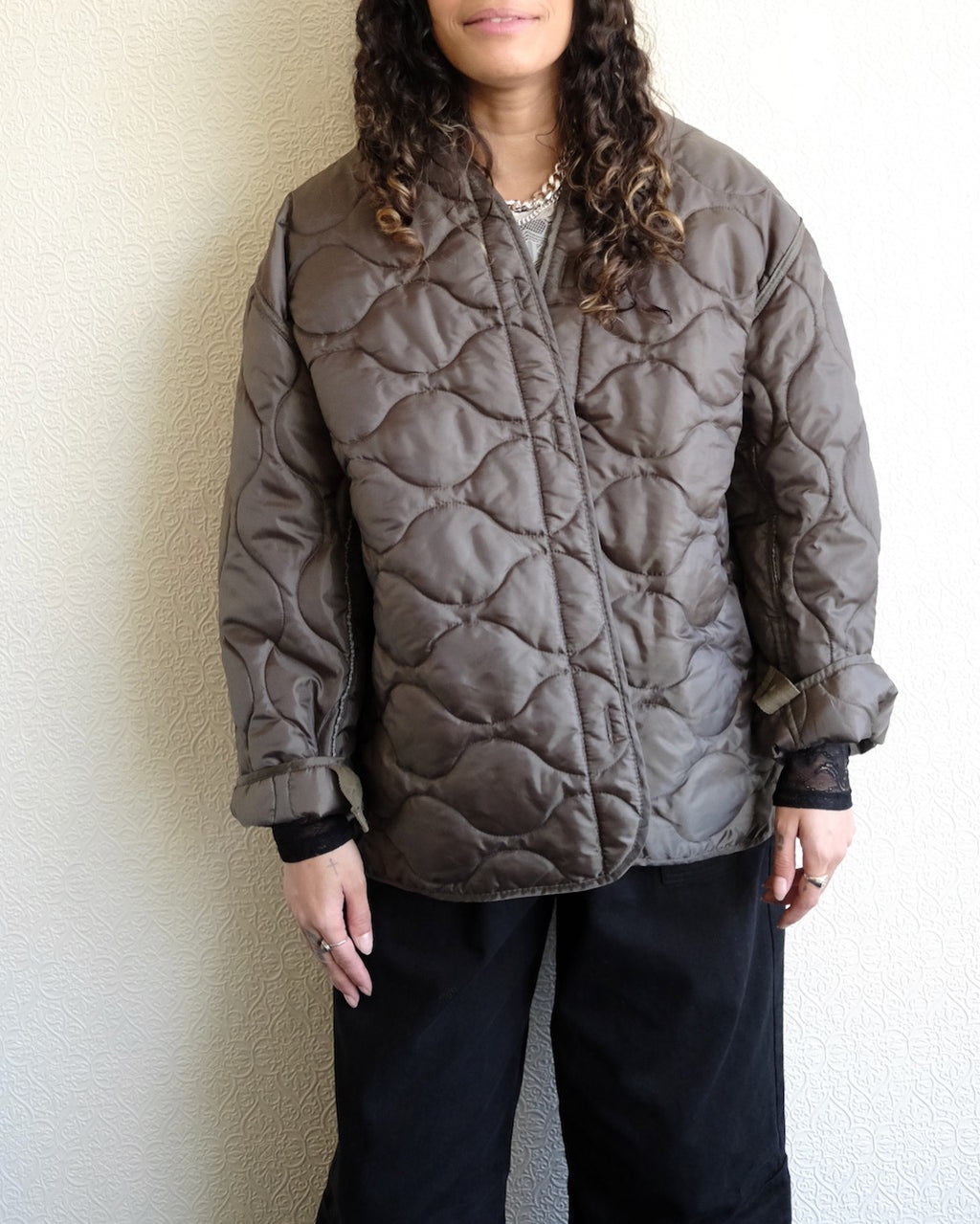 Vintage Military Liner, Olive