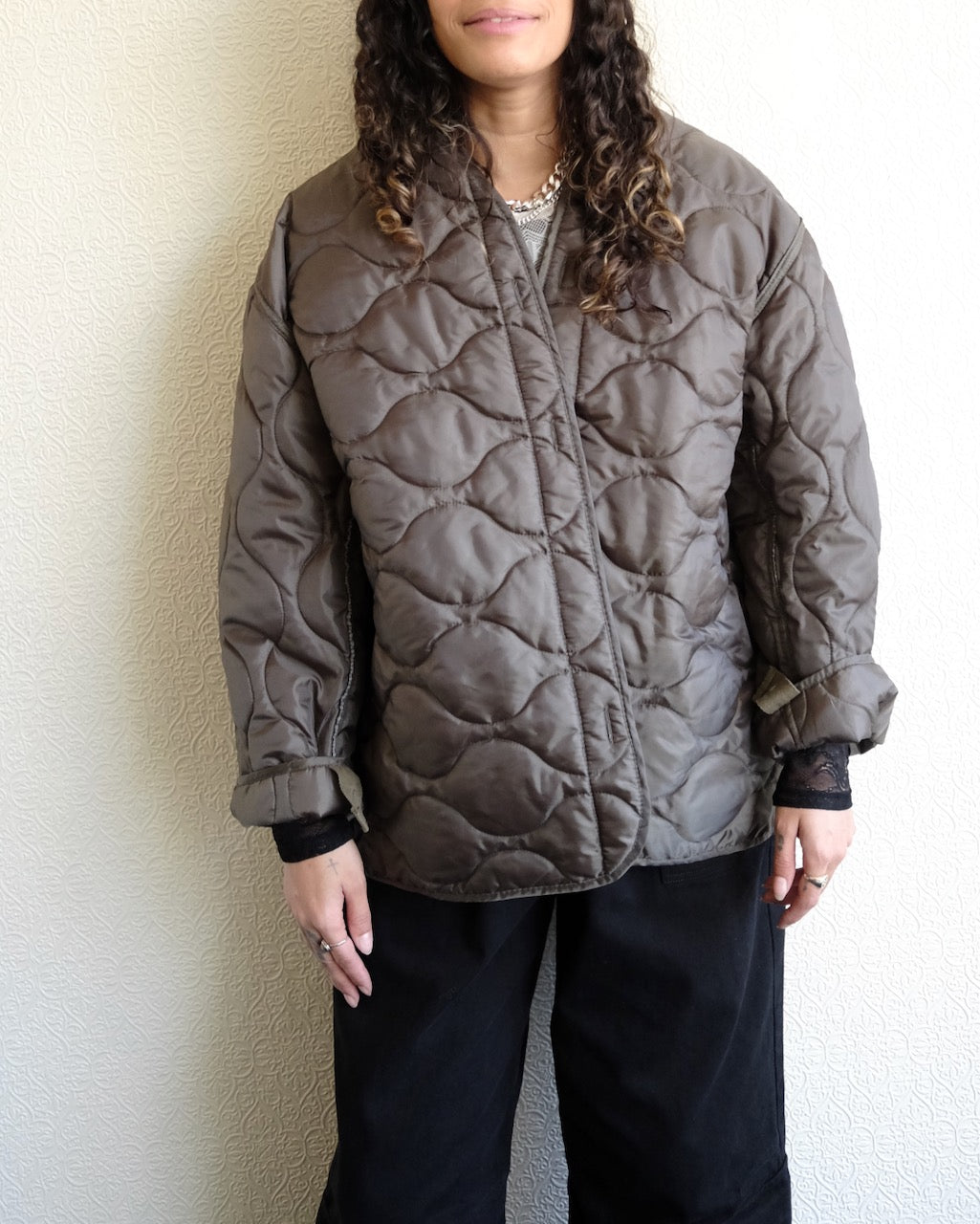 Vintage Military Liner, Olive