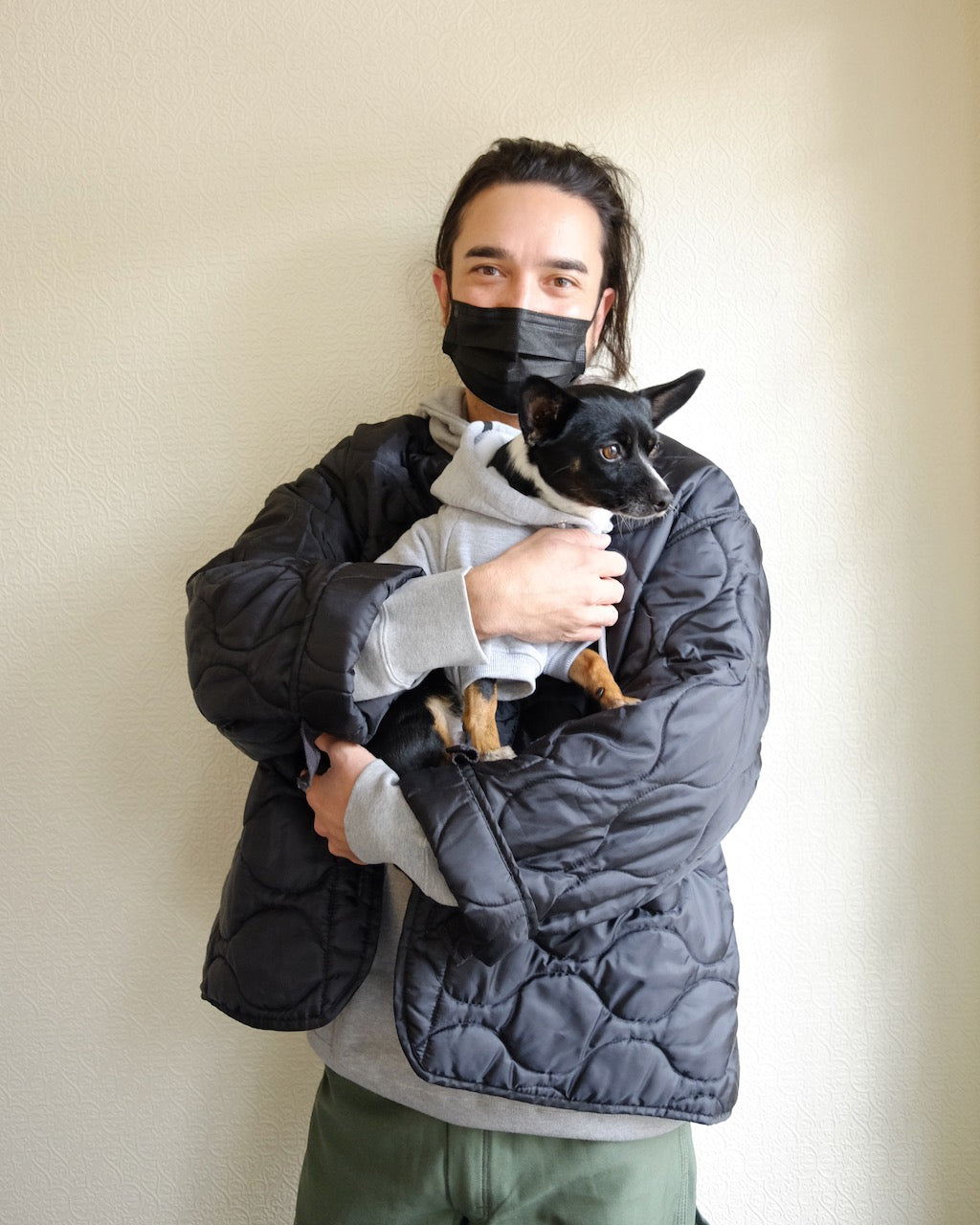 Vintage Military Liner, Black