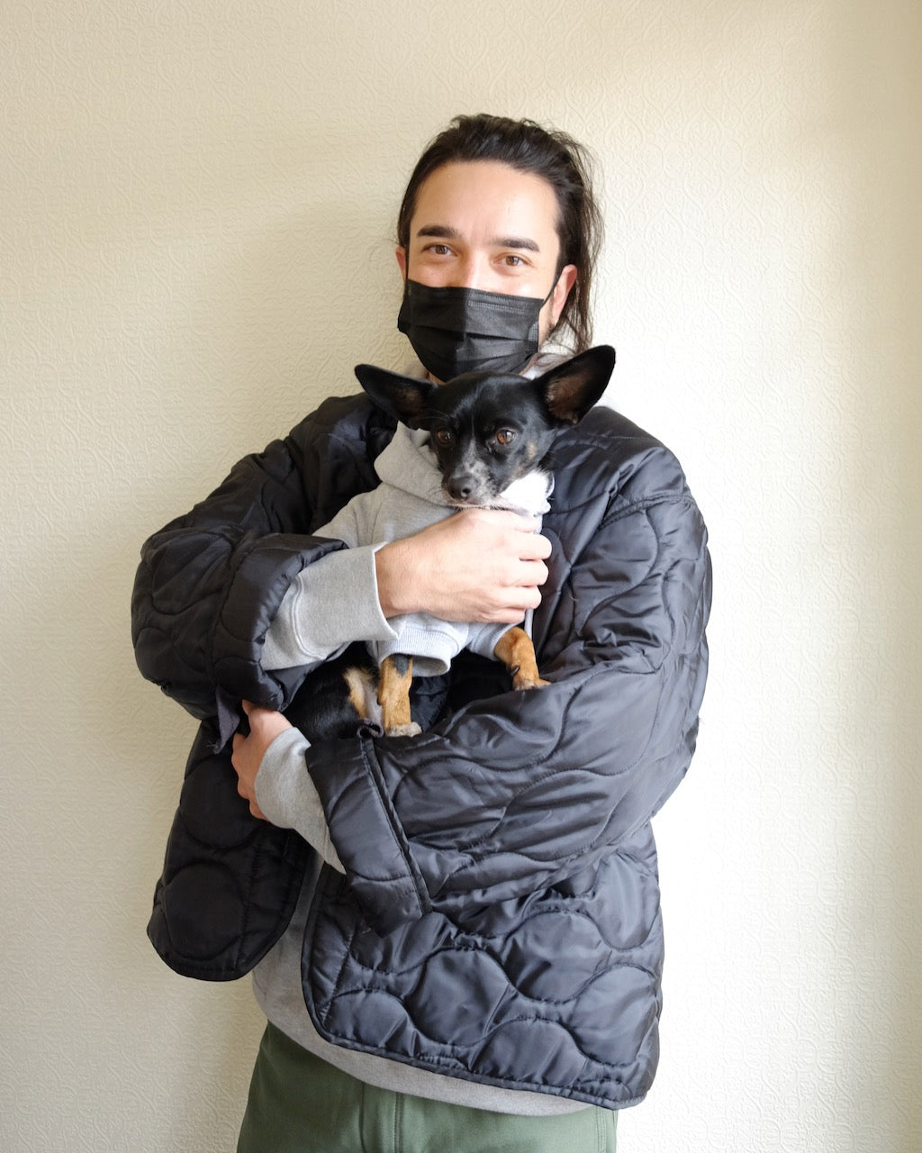 Vintage Military Liner, Black