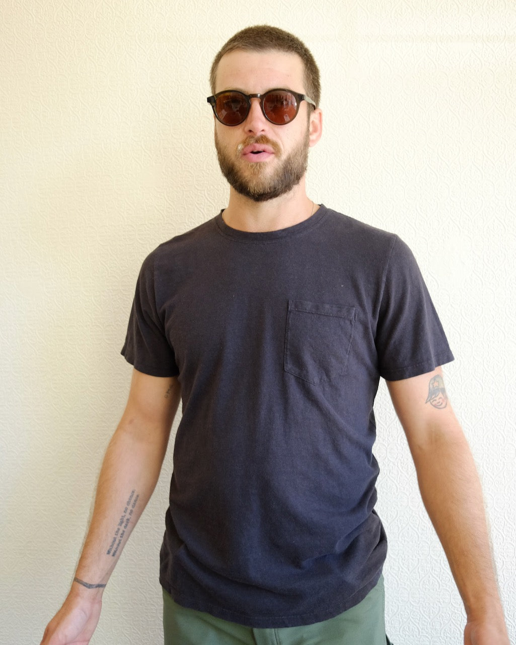 Baja Pocket Tee, Black