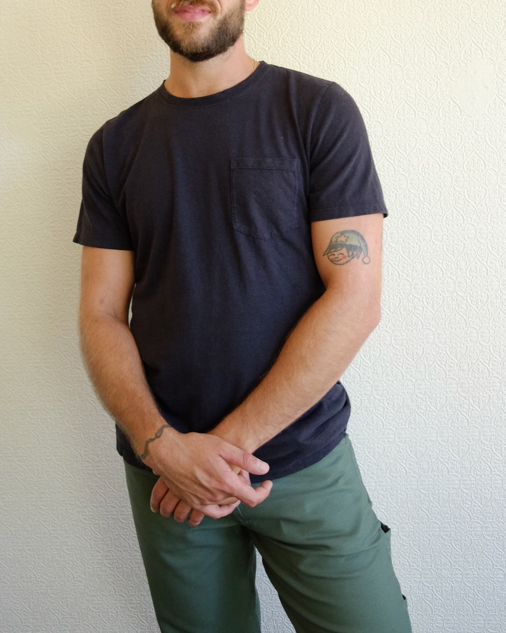 Baja Pocket Tee, Black