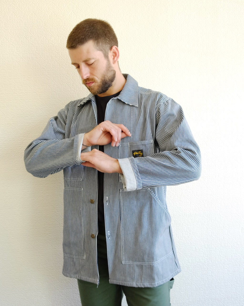 Stan Ray Hickory Stripe Shop Jacket