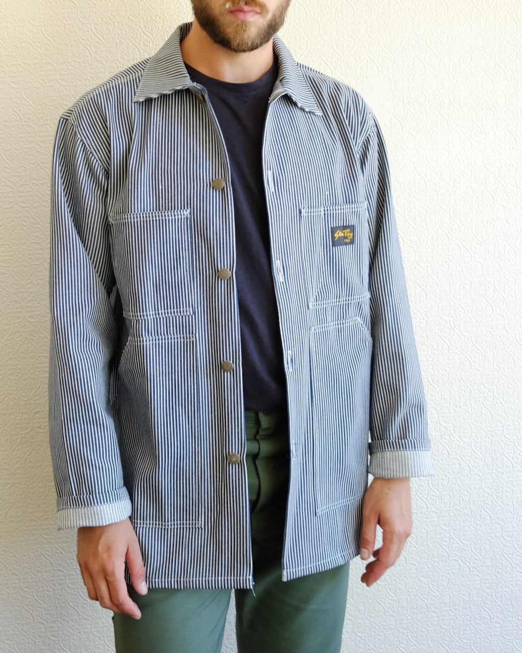 Stan Ray Hickory Stripe Shop Jacket