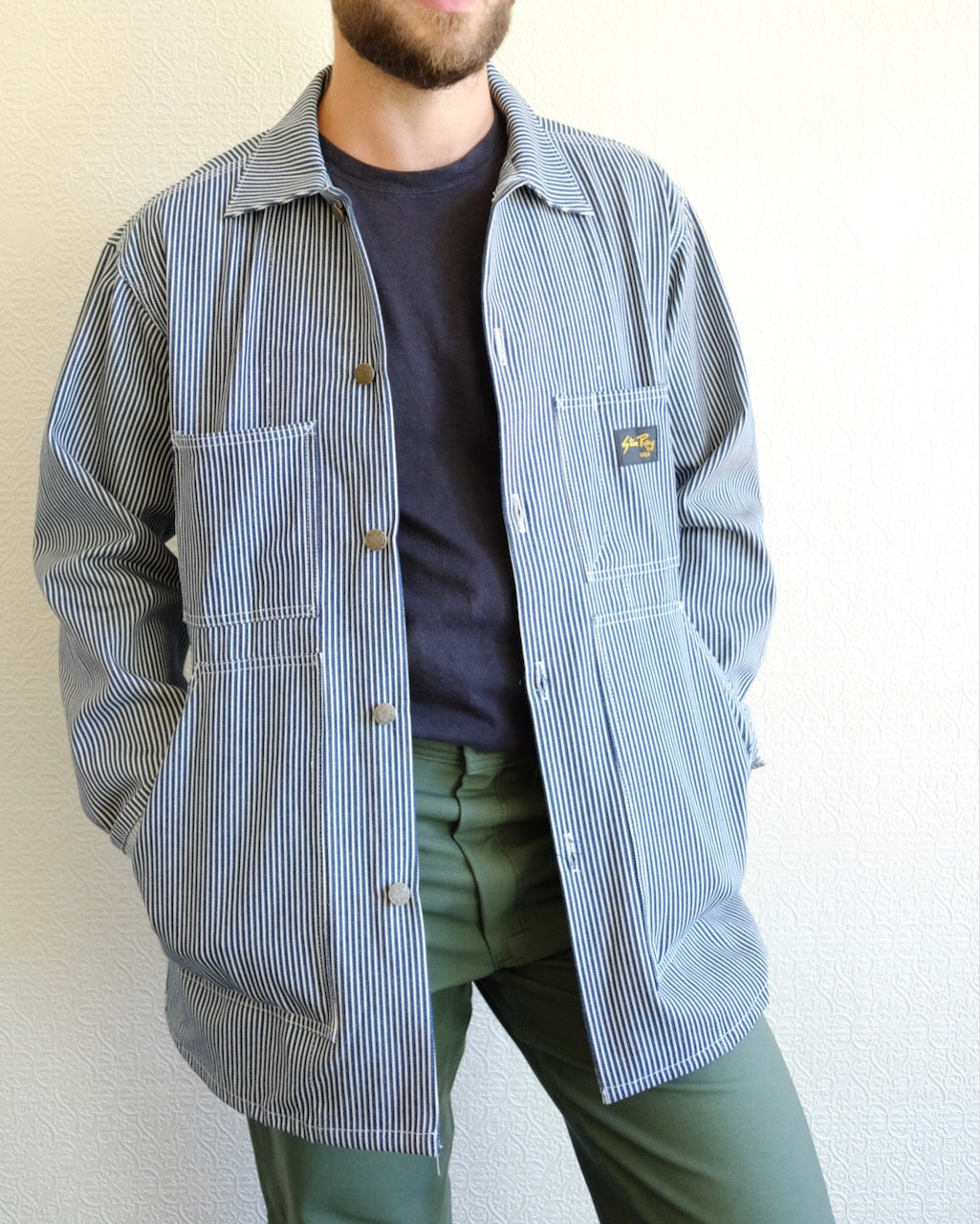 Stan Ray Hickory Stripe Shop Jacket