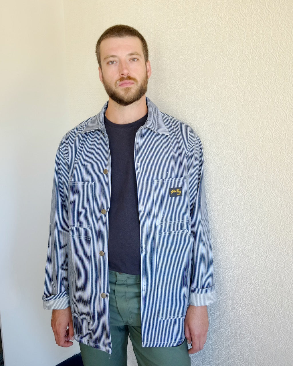 Stan Ray Hickory Stripe Shop Jacket